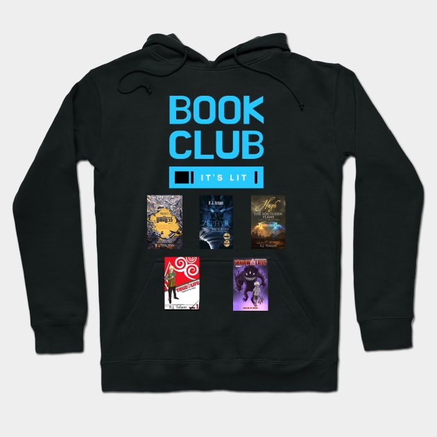 Book Club, It's Lit! Feat. 4 of RJ's Books Hoodie by RJ Tolson's Merch Store